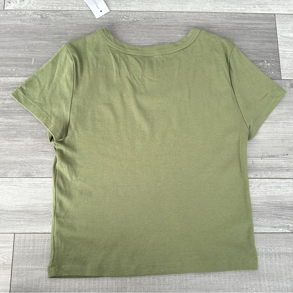 American Eagle T Shirt Cropped Green and Purple - Picture 9 of 10